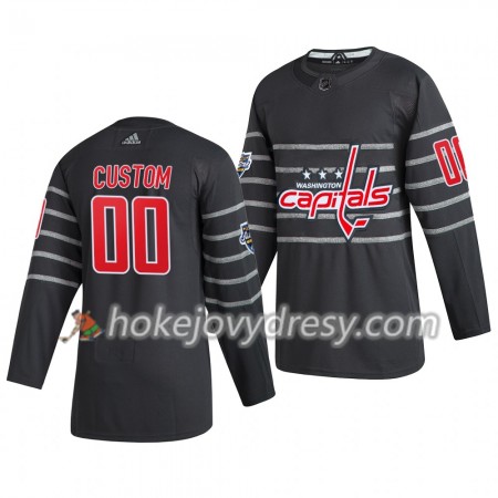 Pánské Hokejový Dres Washington Capitals Custom  Šedá Adidas 2020 NHL All-Star Authentic